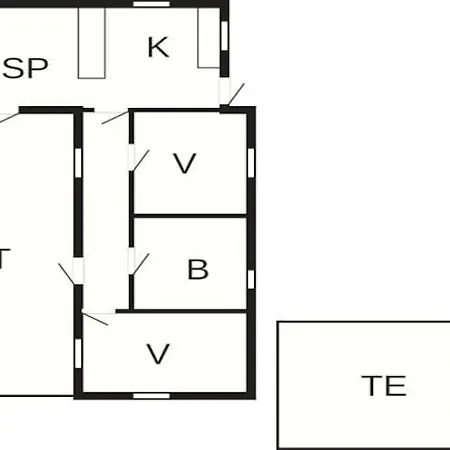 Σπίτι διακοπών 5 Person In Graested-by Traum Græsted