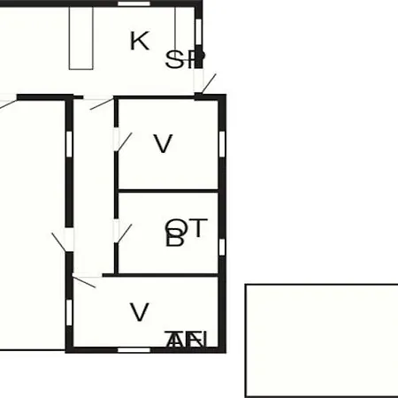 Feriehus 5 Person In Graested-by Traum *